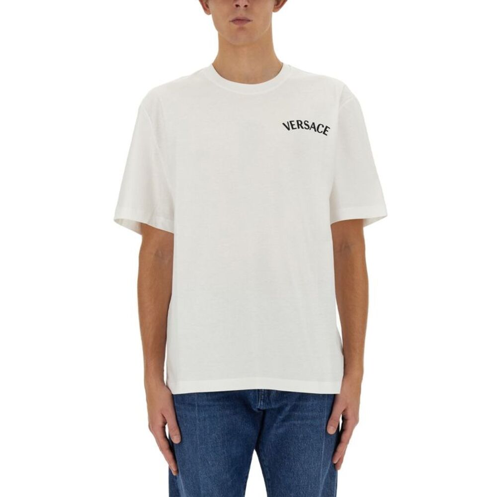 Versace Men T-Shirt With Logo